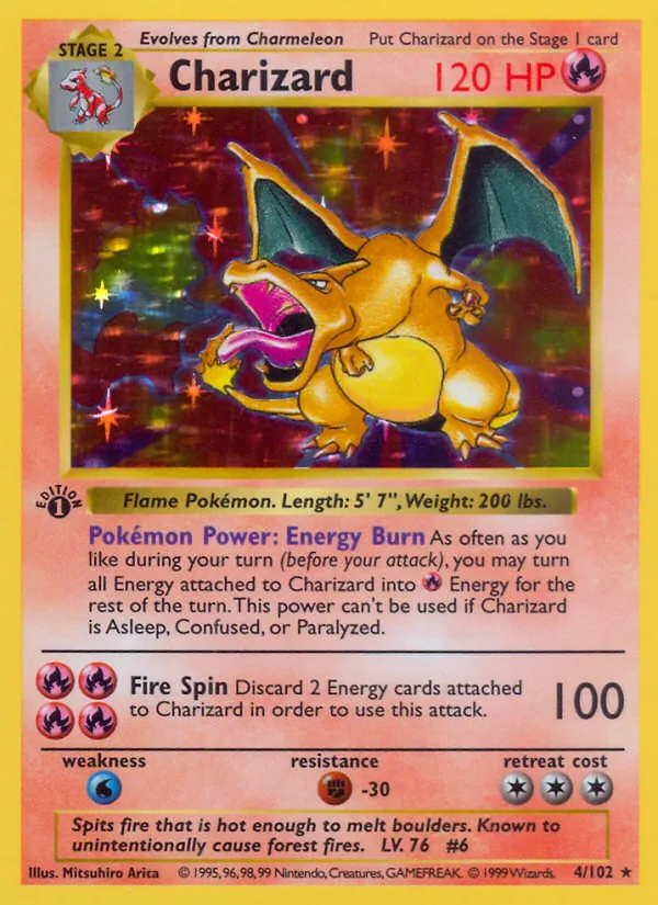 Charizard Base Set card